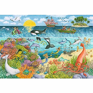 Pirates and Mermaids (2 x 24 pc Puzzles)