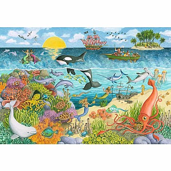 Ravensburger "Pirates and Mermaids" (24 pc 2 in 1 Puzzle)