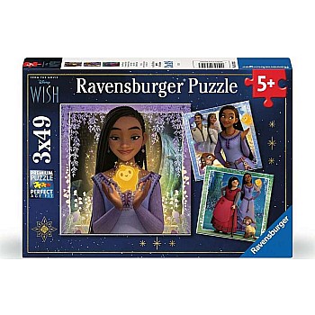 Ravensburger "Disney Wish" (49 Pc 3 in 1 Puzzle)