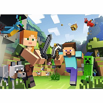 Ravensburger "Minecraft Bumper Pack Puzzle" (100 pc 4 in 1 Puzzle)