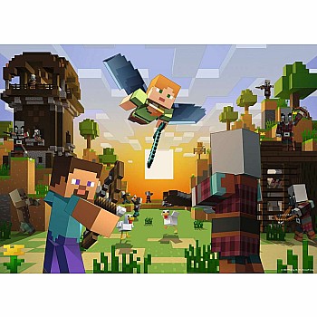 Ravensburger "Minecraft Bumper Pack Puzzle" (100 pc 4 in 1 Puzzle)