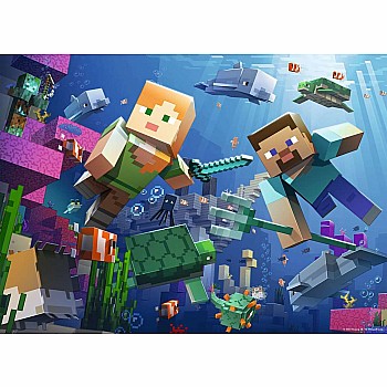 Ravensburger "Minecraft Bumper Pack Puzzle" (100 pc 4 in 1 Puzzle)