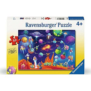 Space Aliens (60 Piece Puzzle)