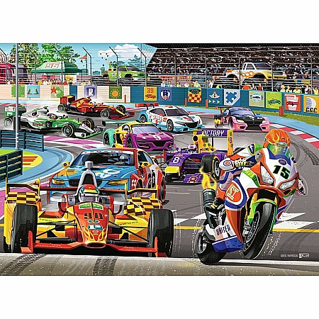 Racetrack Rally 60 Piece Puzzle