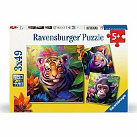 Ravensburger Jungle Babies (3x49 Piece Puzzle)