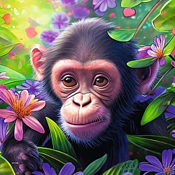 Ravensburger "Jungle Babies" (49 Pc 3 in 1 Puzzle)