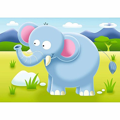 My First Puzzles: On Safari (2, 3, 4, 5 Piece Puzzles)