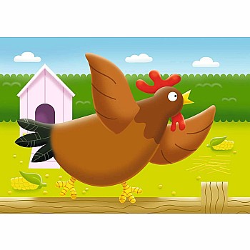 Ravensburger "My First Puzzles: On The Farm" (2, 3, 4, 5 Pc Puzzles)