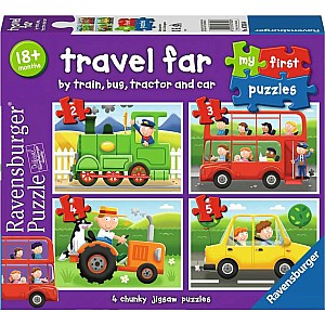 My First Puzzles: Travel Far (2, 3, 4, 5 Piece Puzzles)
