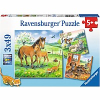 3 x 49 pc Cuddle Time Puzzles