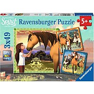 Ravensburger 3x49 Piece Jigsaw Puzzle: Adventures on Horses