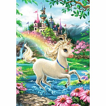 35 Piece Unicorn Castle Puzzle
