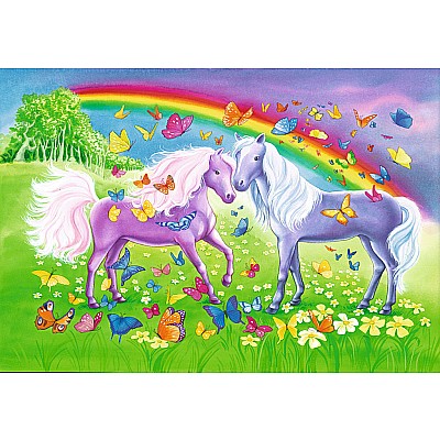 Rainbow Horses