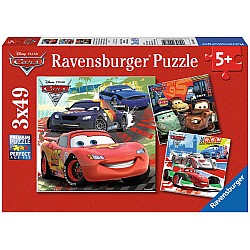 Worldwide Racing Fun 3 x 49 pc Puzzles