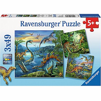 Ravensburger "Dinosaur Fascination" (49 pc 3 in 1 Puzzle)