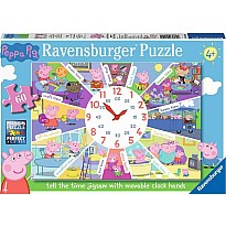 Peppa Pig Tell the Time (60 Piece Clock Puzzle)