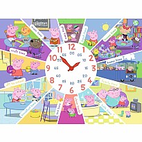 Peppa Pig Tell the Time (60 Piece Clock Puzzle)