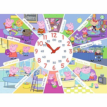 Ravensburger "Peppa Pig Tell the Time" (60 Pc Clock Puzzle)