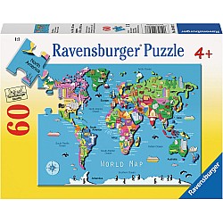 Ravensburger "World Map" (60 Pc Puzzle)