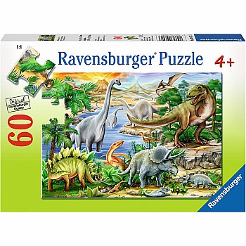 60 Piece Prehistoric Life Puzzle