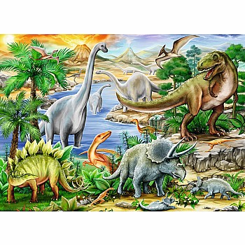 60 Piece Prehistoric Life Puzzle