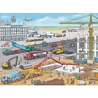 100 pc Construction at the Airport Puzzle