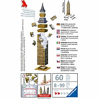 3D Mini Big Ben (54 pc) Ravensburger