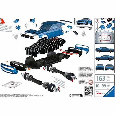 3D Dodge Challenger SRT® Hellcat Redeye Widebody (216 pc) Ravensburger