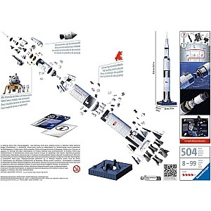 Apollo Saturn V Rocket (440 pc Puzzles)