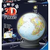 Light Up Globe 540pc 3D Puzzle