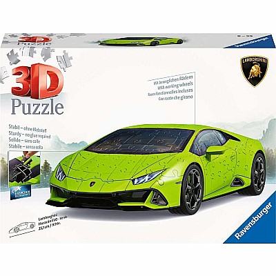 3D Lamborghini Huracan Verde (108pc) Ravensburger