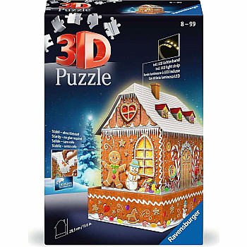 Ravensburger "Gingerbread House; Night Edition" (216 pc 3D Puzzle)