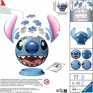 Stitch (72 Piece 3D Puzzle)