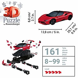 Ravensburger 3D Puzzle 11576 - Ferrari SF90 Stradale