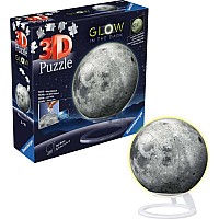 3D Puzzle Ball Glow-in-the-Dark "The Moon" - 72 Pieces