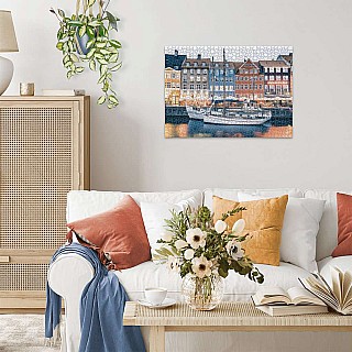 Scandinavian Places - Copenhagen, Denmark  Puzzle (1000 pc)