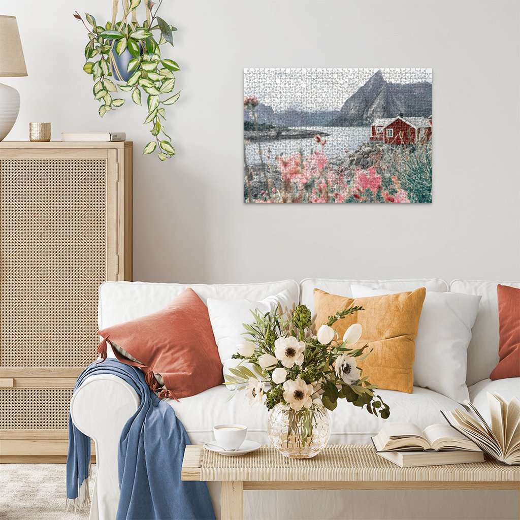 Scandinavian Places - Reine Lofoten Norway Puzzle (1000 pc)