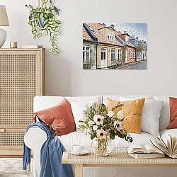 Scandinavian Places - Houses in Aarhus Denmark Puzzle (1000 pc)