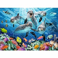 Dolphins in the Coral Reef (500 Piece Puzzle)