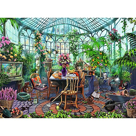 Greenhouse Morning 500 Piece Puzzle