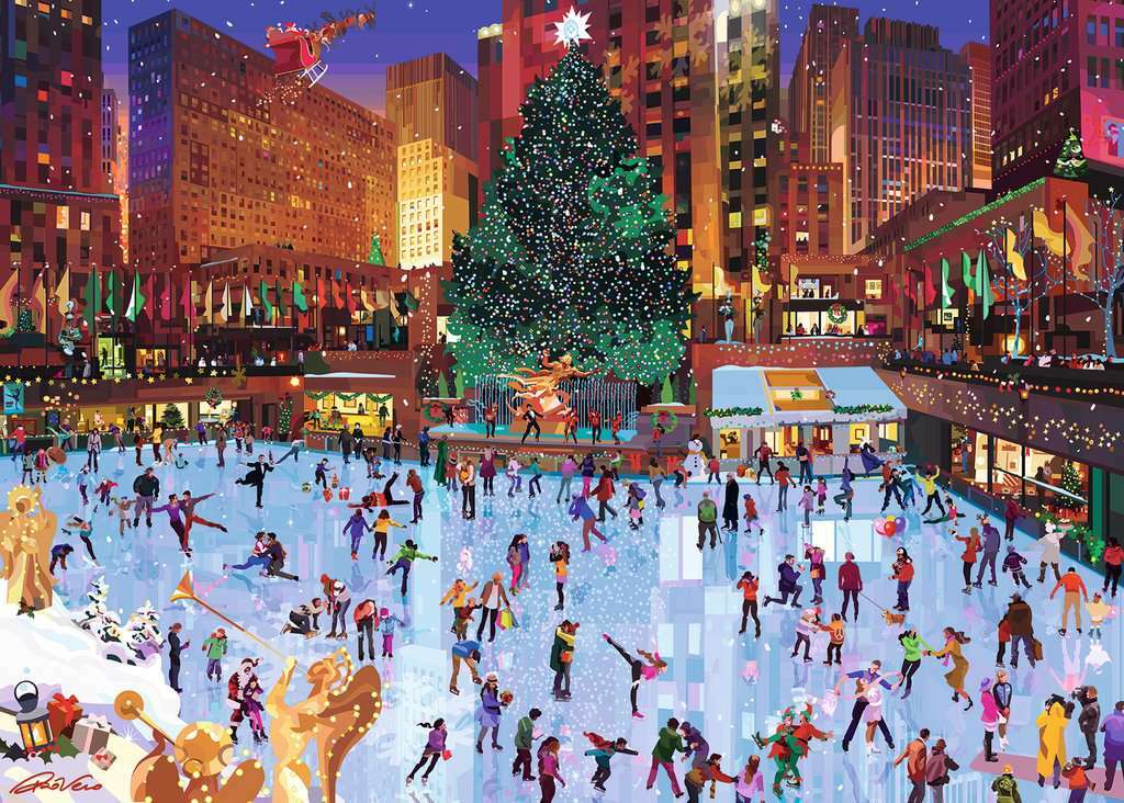 Rockefeller Center Joy (1000 Piece Puzzle)