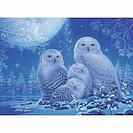  500 pc Glow in the Dark: Owls in the Moonlight Puzzle (500 pc)