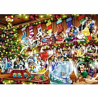 Disney Snow Globes Seasonal (1000 Piece Puzzle)