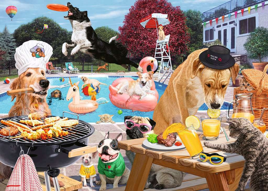 Dog Days of Summer 1000 Piece Puzzle