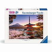 Mount Fuji Cherry Blossom View 1000 Pc Puzzle