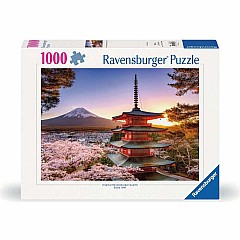 Mount Fuji Cherry Blossom View 1000 Pc Puzzle