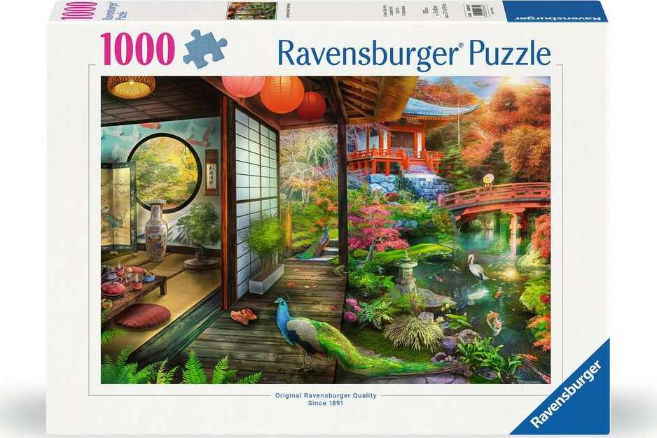 Japanese Garden Teahouse 1000 Piece Puzzle