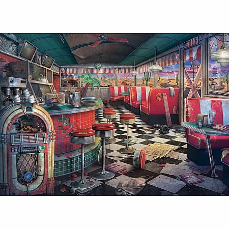Decaying Diner 1000 Piece Puzzle