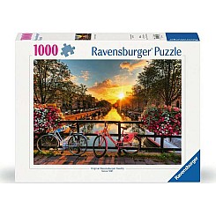 Bicycles in Amsterdam (1000 Piece Puzzle)