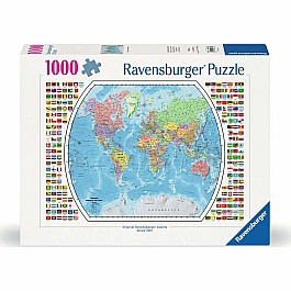 Political World Map 1000 Piece Puzzle